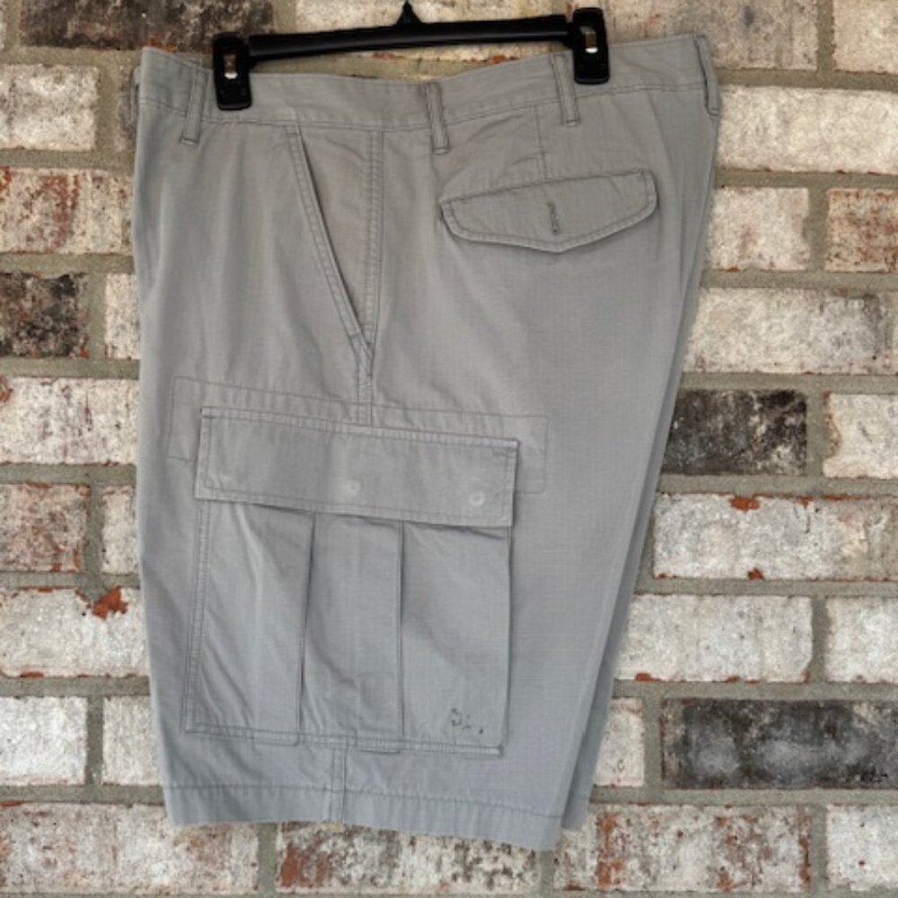 Levi Strauss Men's Cargo Shorts Light Gray 36w
